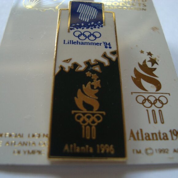 The Olympic Pin 1996 Atlanta The Torch New - Picture 1 of 6